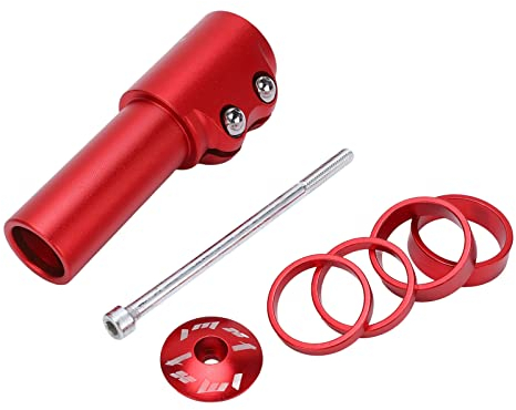 Lybunair Aluminum Alloy Bike Front Fork Stem Riser - Handlebar Extender for MTB BMX Mountain Road Bikes
