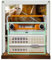 Le-go toy model acrylic display box, suitable for Le-go 10334 ret-ro radio assembly model transparent display box. (Model not included) (Background spray painting model(B))