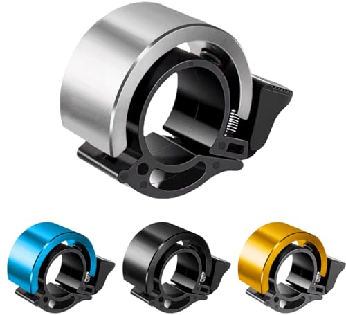 Ruayia Fahrradklingel, Innovative Aluminiumlegierung, Mini-Fahrradklingel, für Mountainbikes, Rennräder - Stil 1- Splitter