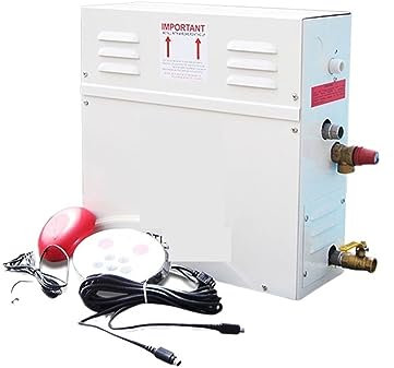 GMUME 3KW 4,5k Saunamaschinen-Dampferzeur, Heimdampfbadmaschine, Nassstromofen, Kommerzielle Saunaausrüstung, Digitale Steuerung(4.5kw)