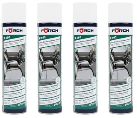 4 Stück Förch Aktiv-Schaumreiniger Plus 5 R560 – Vielseitiger Schaumreiniger für hartnäckige Verschmutzungen (600 ml)