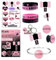Tulufanskrr Blackpink Fanartikel Fans Geschenk Set für Blink, Blackpink Merch Kpop Merchandise Geschenke Set Schlüsselbund Silikonarmbänder Handyhalterung Aufkleber