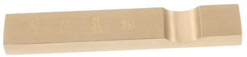 Angoily Messing Briefbeschwerer für Kalligraphie Klassischer und Einzigartiger Kalligrafie Briefbeschwerer zum Beschweren von Papier und Pinselablage Perfektes für Kunstliebhaber