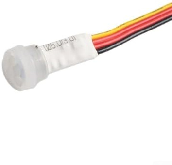 Honseadek Mini-PIR-Bewegungsmelder-Modul für LED-Streifen, Infrarot-Detektorschalter, DC 3–24 V Weitspannung, 120° Erfassungswinkel, 0–8 m Reichweite, 30 Sekunden Verzögerung, einfache Installation