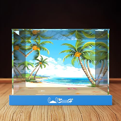 Suitable for LEGO 43249 Sticker Star Baby model, acrylic display box, dust-proof protective display cabinet, high light transmittance storage box (without model) (Type B)