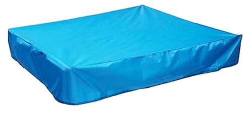 FUBESK Cubierta cuadrada para piscinas inflables y enmarcadas, material de polietileno resistente con cordones elásticos y viento, diseño para piscinas de 262 x 175 x 51 cm y 305 x 183 x 56 cm