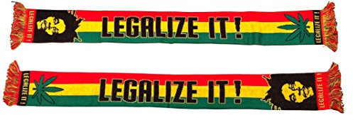 RK FUßBALL FAN SCHALS Rastafari SCHAL - Legalize IT !!! RASTAMANN - Reggae