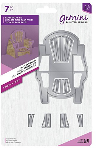 Crafters Companion Gemini Create-a-Card Dimensionals Metal Die - Chair Concept Die
