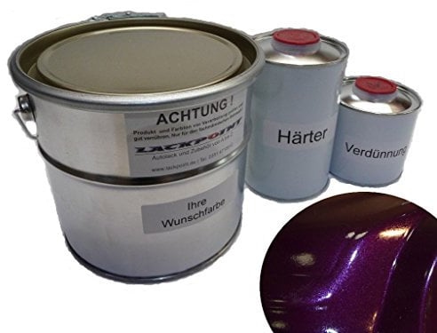 Lackpoint 1 Liter Set 2K Autolack Dark Violett Metallic kein Klarlack