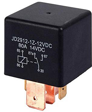 Auto Relais, langlebig 80A Hochstrom Kfz Relais 12V DC 5-polig AMP Split for PKW Van Boot LKW Wohnmobil