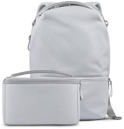 Urth Arkose 20L Modular Camera Backpack – for DSLR, Lens, 15/16” Laptop, Weatherproof + Recycled (Ash Grey)