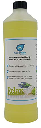 KaiserRein Duschgel 1L Cremdusche-bad für Körper, Haare, Geist und Seele I DERMATEST - Sehr Gut I Herren/Männer Damen/Frauen