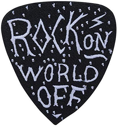 Finally Home Rock on World off Patch zum Aufbügeln | Musik Patches, Rocker Bügelflicken, Flicken, Weste Aufnäher