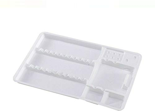 Plastic Disposable Instrument trays 28x18 cm For Dental, Podiatry, Body Piercing, Beauty Clinics Tattoo Clinics (Pre-Formed Base 50)