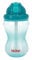 Nuby - Auslaufsicherer No-Spill Flip-It Trinkhalmbecher - Trinkbecher für Kinder - Aqua - 360 ml - 12M+ Monate