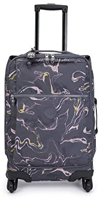 Kipling Darcey Damen-Handgepäck, klein, 55,9 cm, weich, Nylon, 360 Grad drehende Räder, Weicher Marmor, 13.75''L x 21.75''H x 8''D