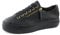 Paul Green Damen SUPER Soft Slipper, Frauen Slip On,College,Schuhe,Businessschuhe,Slipper,Mokassins,Slides,Schwarz (SCHWARZ.Gold),43 EU / 9 UK