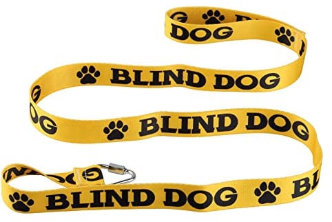 Visual Impairment Dog Leash Blind Dog Dog Leash Walking Training Dog Leashes Dog Owner Pet Lover Gift (Blind Dog-YE)