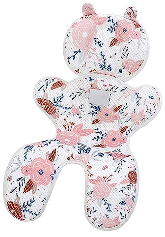 Atmungsaktive Sommer Sitzeinlage, 3D Air Mesh Baby Sitzauflage Sommer, Sitzauflage Kinderwagen Sommer, gegen Schwitzen und Schützt den Sitzbezug vor Flecken für Buggy, Kindersitz, Babyschale