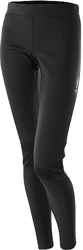 Löffler Damen Carbon Ws Warm Tights, Black, L
