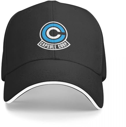 VIDOJI Casquette Baseball Unisexe Capsule Corp Merchandise Cap Casquette Baseball pour Hommes et Femmes Casquette Baseball Cadeau Parfait