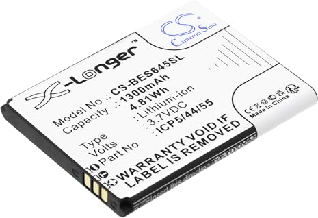 TCTK Akku 1300mAh Kompatibel mit [Bea-fon] SL645, SL645 Plus Ersetzt ICP5/44/55, SL645/SL645PLUS