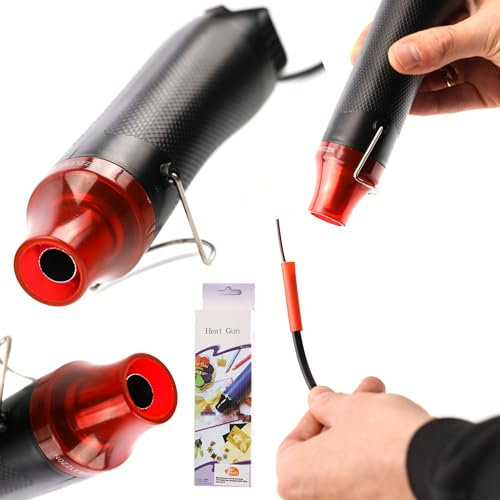 Rosfix Mini Décapeur Thermique Hot-Air 300W – Température Max 170°C | Buse Ø11mm | Léger et Précis | Pour Thermorétractable, Peinture, Réparation | Outil Chauffant