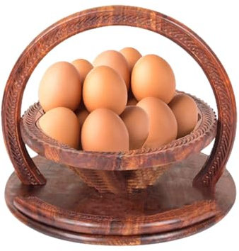 Caja Aperitivos Gourmet De Bambú, Versátil Plato Frutas Tallado Madera Hecho Mano, Bandeja Comida Bambú Portátil, Contenedor Caja Refrigerios Plegable Hecho Mano, Frutero Madera Dulces, Fr