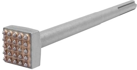 Begoniape Marteau burin électrique à 25 dents Tête de douille carrée Taille de la tête : 4 x 4 cm Longueur du produit : 30 cm Avec tige SDS Max