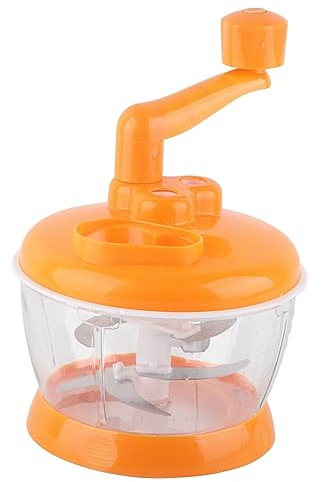 Tritatutto Manuale Multifunzione, Tritatutto Manuale a Manovella, Smerigliatrice Manuale di Verdure Smerigliatrice di Verdure Alimentare Portatile Compatto in Acciaio Inossidabile