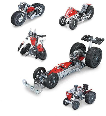 Artisanal Habitat Modellbausatz aus Metall 5 in 1, Multimodell-Set mit 203 Bauteilen, inklusive Werkzeug und Anleitung, Geschenkideen für Erwachsene