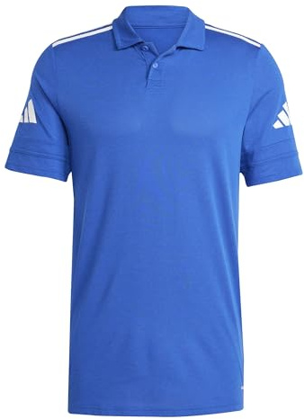 adidas Men's Squadra25 Cotton Polo Shirt, Team Royal Blue/White, S