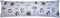 Renforcé Seitenschläferkissen Bezug 40x145cm - Eule Tiere Vögel - 100% Baumwolle, Kissenbezug, Kinder (EW-Eule)