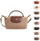 eganten Mini-Umhängetasche in Farbblockoptik für Damen, quadratische Handtasche in Volltonfarbe mit verstellbarem Riemen, Schultertasche (Khaki,One Size)