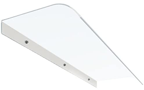 Front Door Canopy Outdoor Awning, Porch Canopy Outdoor Awning Patio awnings Clear Outdoor Door Canopy,UV Rain Snow Canopy ProtectionCurved Window Door Canopy,Modern Design Awning Waterproof/Silent,fo