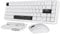 MAMBASNAKE x ATTACK SHARK X65 HE Wired Gaming Keyboard and R1 Mouse Combo, 59g Superlight PAW3311 Wireless Mice, Mini 65% Rapid Trigger Magnetic Keyboard with 8Khz Coiled Cable-White