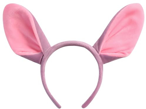 Cumwoen Blaue Ohren Stirnband für Frauen biegbare Ohren Kostüm Kopfbedeckung Party Cosplay Dress Up Zubehör, Violett, Einheitsgröße