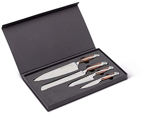Hammer Stahl Besteckkollektion, Edelstahl, 4-teilig