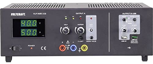 VOLTCRAFT VLP-1405 USB Labornetzgerät, einstellbar 0-40 V 0.01-5 A 233 W OVP Anzahl Ausgänge 3 x