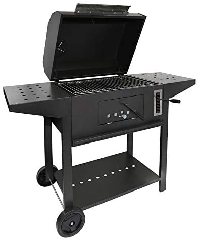 Milo srl Barbecue a Carbone Carbonella Teseo 127 X 70 BBQ Fornello Brace Griglia Mobile Fornacella Fornacetta Prodotto Made in Italy