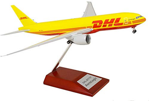 Limox Wings DHL Boeing 777-200F mit Holzfuß und Fahrwerk Scale 1:200
