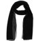WESTEND CHOICE Ladies Chiffon Scarves Women Plain Neck Scarf Soft Headwrap Girls Headscarf Sheer Wrap women's scarves & wraps 150x45 cm (Black)