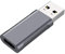 nonda - Adattatore USB C USB 3.0, Vero USB 3.0,Doppia faccia 5Gbps, USB C Femmina a USB 3.0 Maschio OTG per iPhone 11 12 13 Pro MAX MacBook Pro 2015, MacBook Air 2017, iPad Pro, grigio