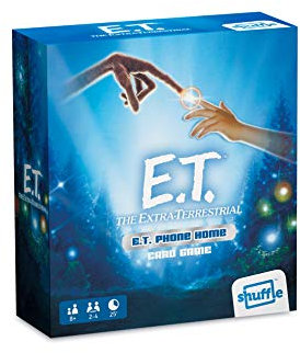 Shuffle Games Retro | E.T Phone Home Kartenspiel | bis zu 4 Spieler | Tolles Geschenk für Kinder ab 8 Jahren
