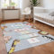 SIMPEX KinderTeppich, Himmel und Hölle, Teppich Grau, 80 x 120 cm, Teppich für Kinder, Teppich Kinderzimmer
