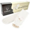Glengor Luxury Extra Long Hot Water Bottle | Ultra-Soft Cover | 75cm | 2L | Natural Rubber | Cream