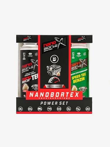 NanoBorTeX Motor Power Set Motorölzusatz Motoröl + Benzinzusatz Additiv BOR Boron Motorschutz 300ml NanoBorX