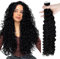 RUNATURE Tape Extensions Echthaar Schwarz locken 35cm Extensions Locken Echthaar Tapes Natürliches Schwarz Tape in Extensions Echthaar Locken Haarverlängerung #1BNW 20 Stück 50g