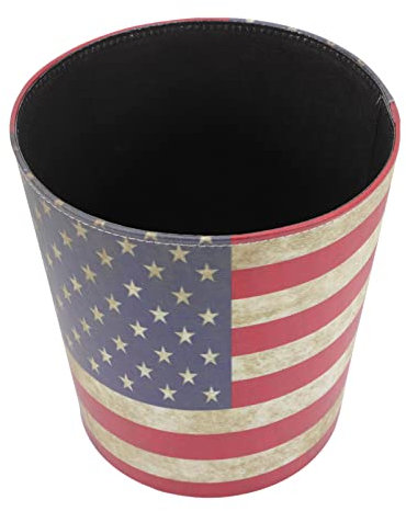 Mülleimer Aus Leder Mülleimer Im Freien Uns Mülleimer Hausmülleimer Retro-mülleimer Antiker Abfalleimer Tischdeko Abfalleimer Im Retro-stil Altmodisch Pu Büro Papierkorb