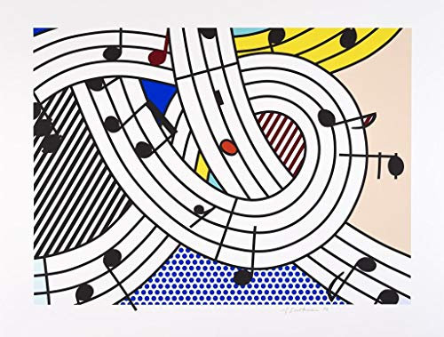 Poster Poster Komposition II – Roy Lichtenstein / Pop Art / Comics